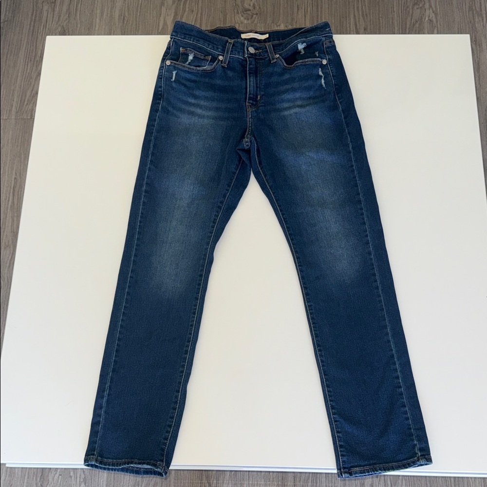 Levi's Women's Pull-on Classic Straight Jeans Seattle Blue Size W28 L30